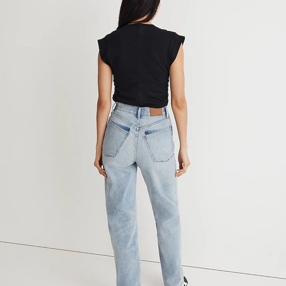 Madewell COOL Jeans - NWT crossover waist! Size 33 - Picture 2 of 5